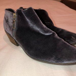 Suede booties